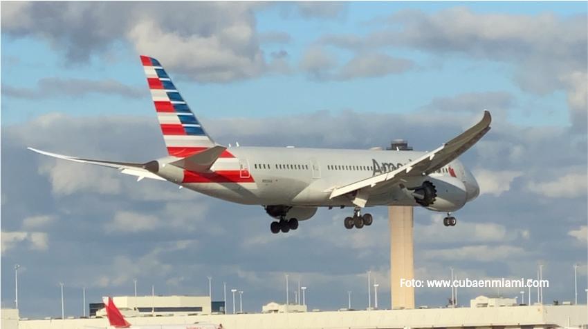 American Airlines mantendrá un vuelo semanal a Cuba desde Miami durante el mes de septiembre