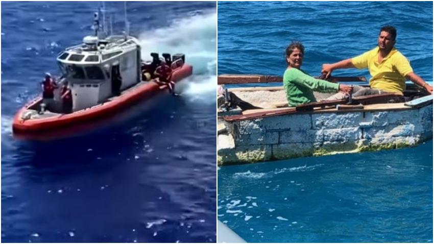 Guardia Costera de Estados Unidos detiene a 2 balseros cubanos cerca de los Cayos de la Florida