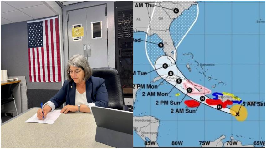 Alcaldesa de Miami-Dade declara estado de emergencia en preparación para el huracán Elsa