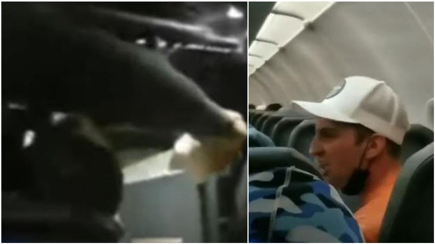 Hombre que terminó atado a con tape a un asiento en un vuelo a Miami es sentenciado a 60 días en la carcel