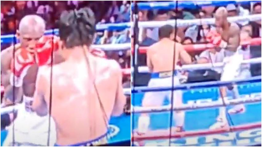 Boxeador cubano Yordenis Ugás vence a Manny Pacquiao