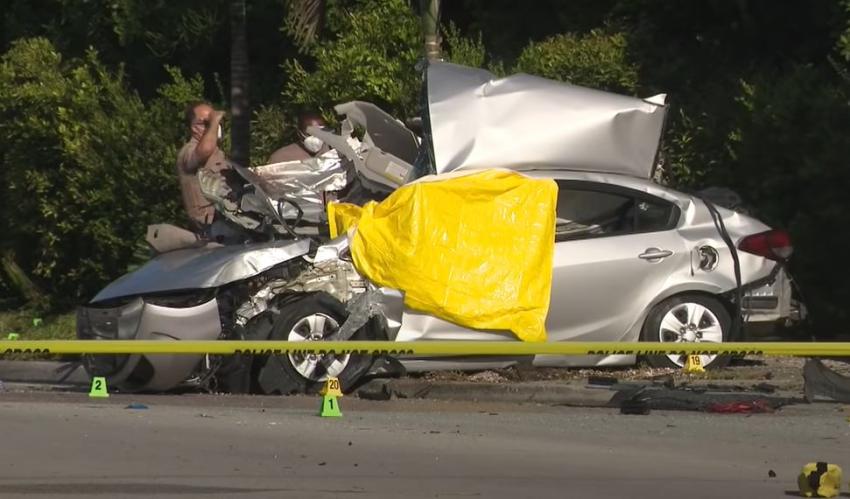 Tres cubanos fueron los fallecidos en un aparatoso accidente en el suroeste de Miami-Dade