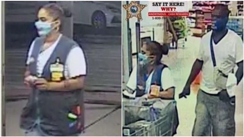Una mujer se hace pasar por empleada de Walmart para robar en un mercado