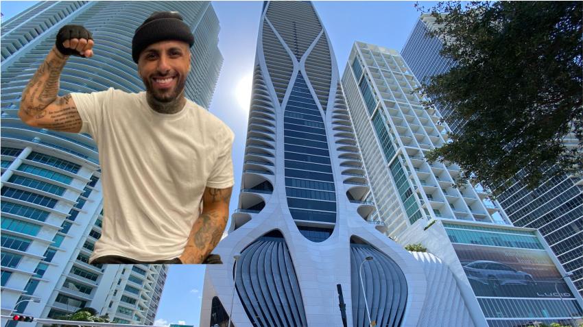 Nicky Jam se compra lujoso apartamento en rascacielo del Downtown de Miami