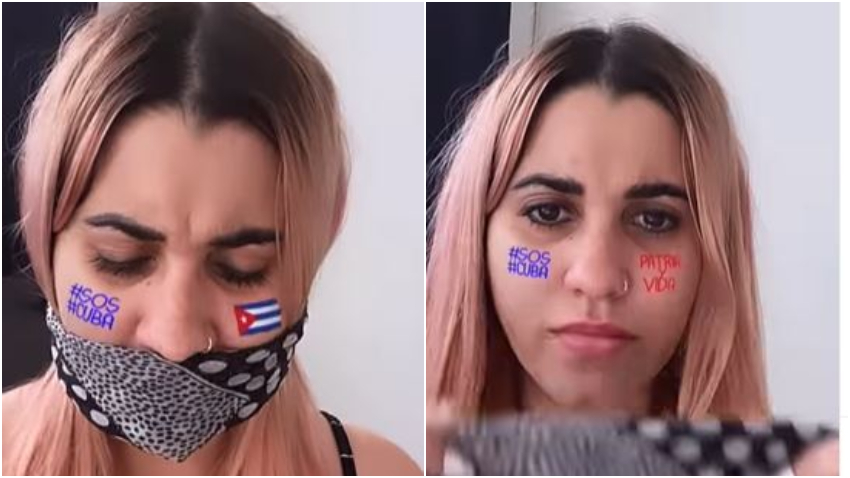 YouTuber cubana en redes sociales denuncia la falta de libertades en Cuba por negar el permiso a la marcha del 15N
