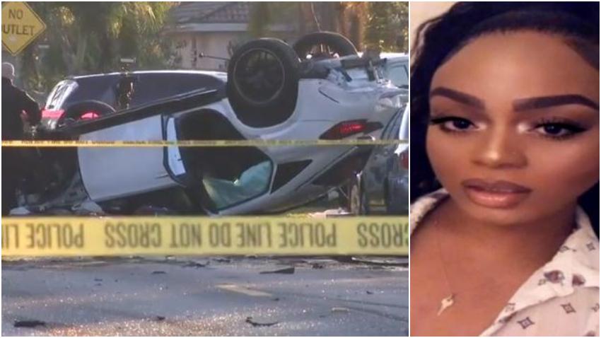 Muere una mujer embarazada en aparatoso accidente en Miami Gardens