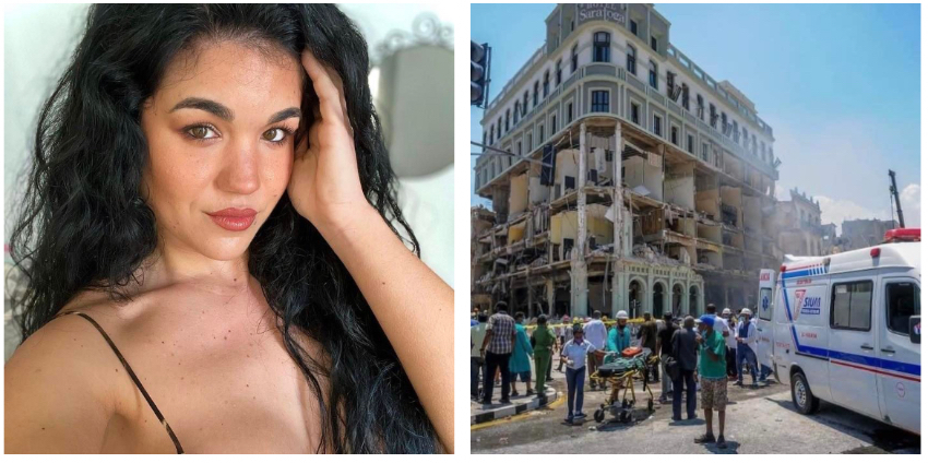 Influencer española Rosa Martorell se pronuncia sobre la explosión en el Hotel Saratoga y responsabiliza al régimen