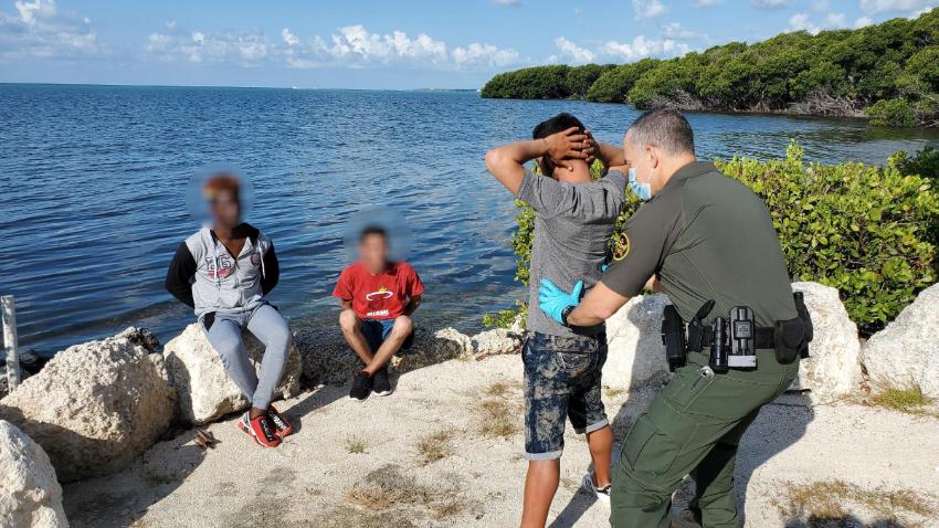 Un total de 108 cubanos han sido detenidos en los Cayos de la Florida en los últimos dos días