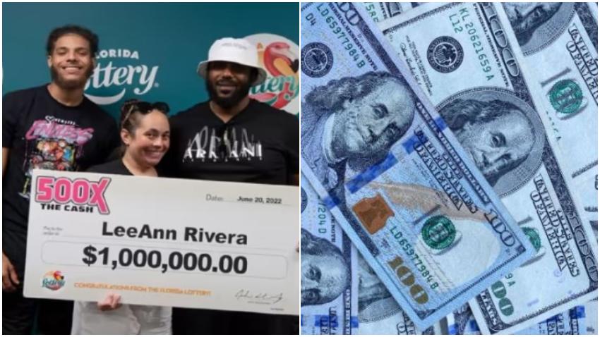 Una joven afortunada en Florida se gana un millón de dólares en un raspadito de la lotería