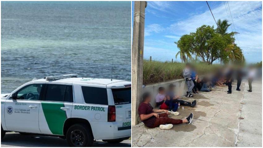 Patrulla Fronteriza detiene a 110 cubanos en los Cayos de la Florida