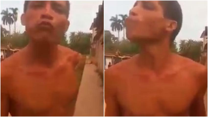 Repugnante video circula por las redes sociales, mostrando a un cubano en mayabeque comiéndose un gorrión vivo indigna a los cubanos