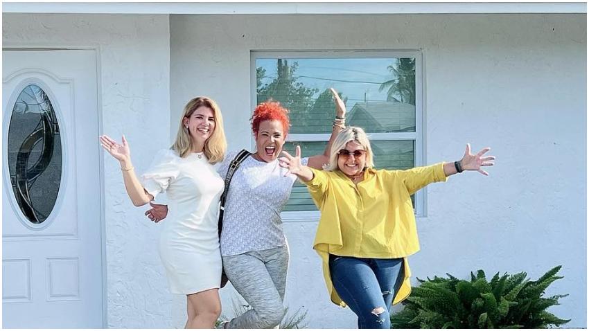 Humorista cubana Cuqui La Mora logra el sueño de comprarse su primera casa en Miami