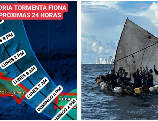 Guardia Costera alerta a a balseros cubanos sobre riesgos para navegar en el Caribe ante impacto del huracán Fiona