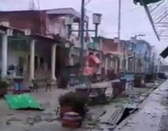 El huracán Ian dejó un muerto y varias decenas de casas sin techo en San Juan y Martínez en el occidente de Cuba
