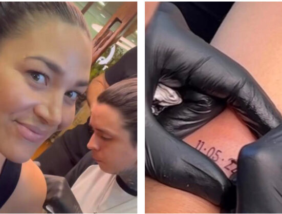 Cubana Lisandra Silva muestra nuevos tatuajes dedicados a su pequeña hija Leiah