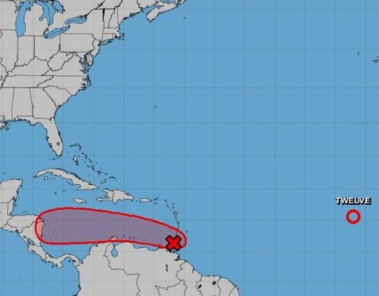 Se forma en el Atlántico la Depresión Tropical número 12