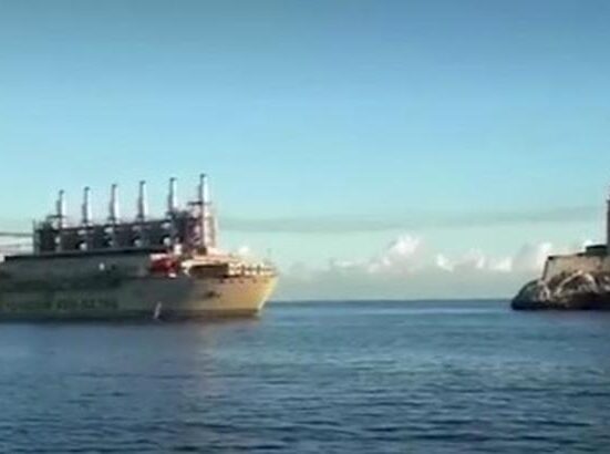 Arriba este martes a la Bahía de La Habana otra central eléctrica flotante turca  que echará a andar para finales de noviembre