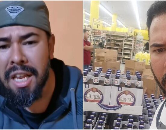 Actor cubano recién llegado a EE.UU. queda sorprendido al ver cerveza Mayabe en una tienda de Miami