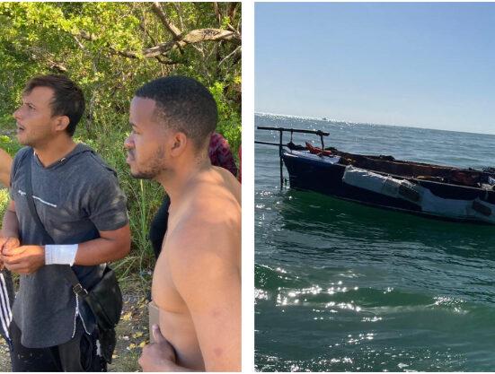 Avalancha de balseros cubanos en los Cayos de Florida: Otro grupo de migrantes procedentes de la Isla llegó este martes